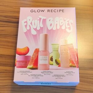 Glow recipe: cleanser, toner, eye cream, serum, face cream deluxe travel sizes